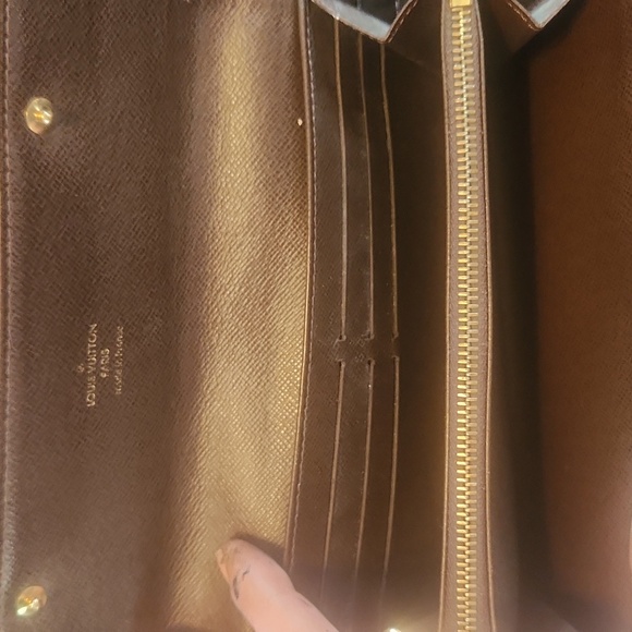 Louis Vuitton Brown Denim Wallet - Picture 5 of 8